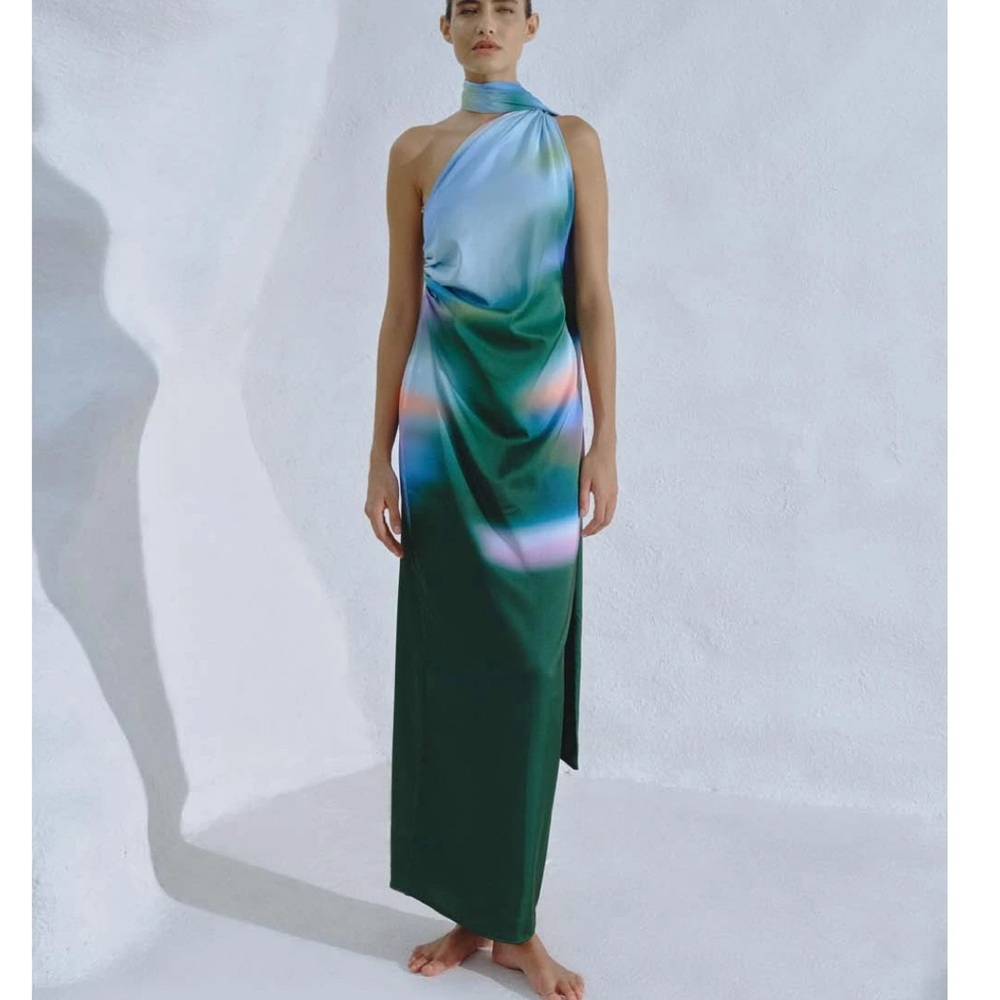 Baobab Ari Scarf Maxi Dress in Arboreal